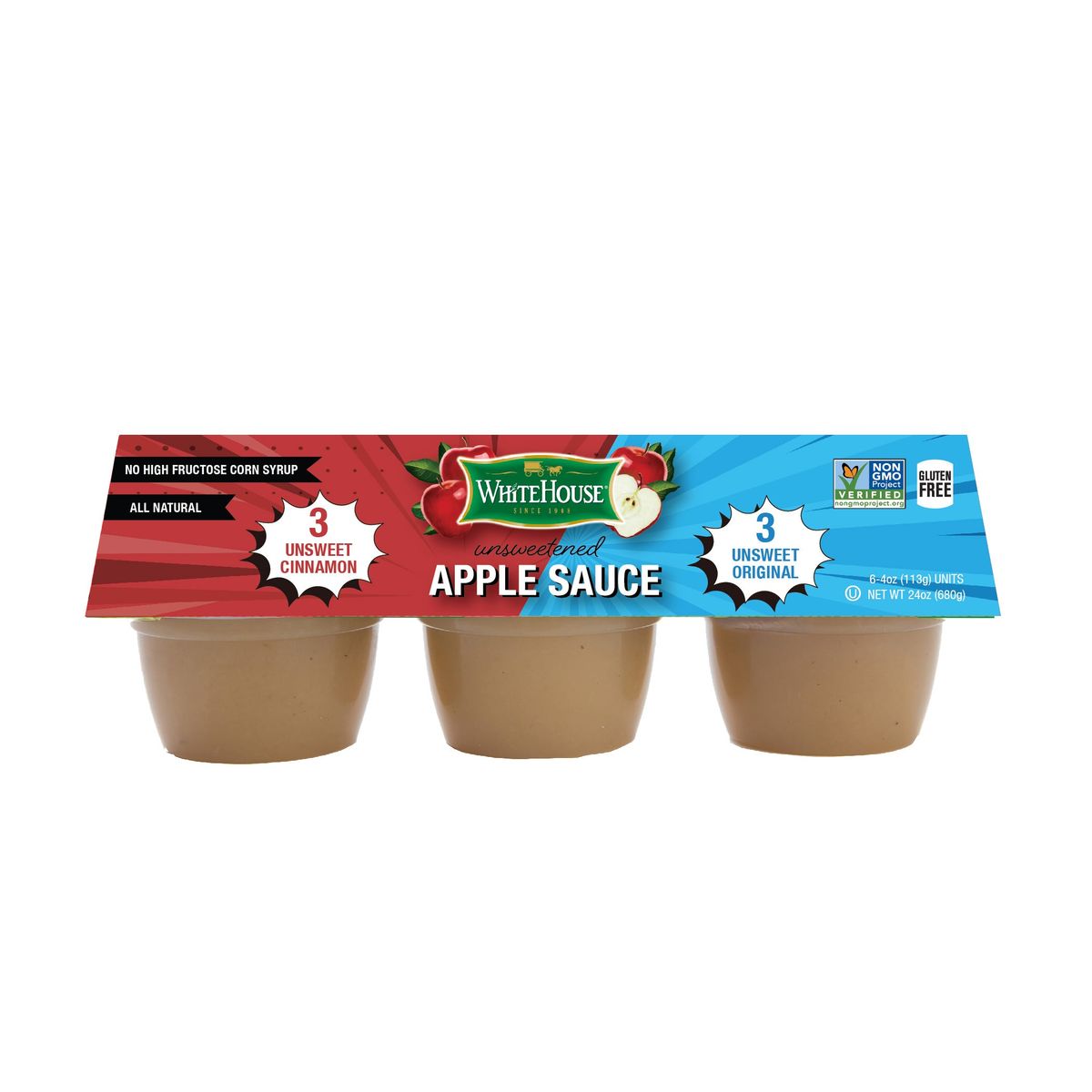 Combo 6 Pack: Unsweet Cinnamon and Unsweet Original