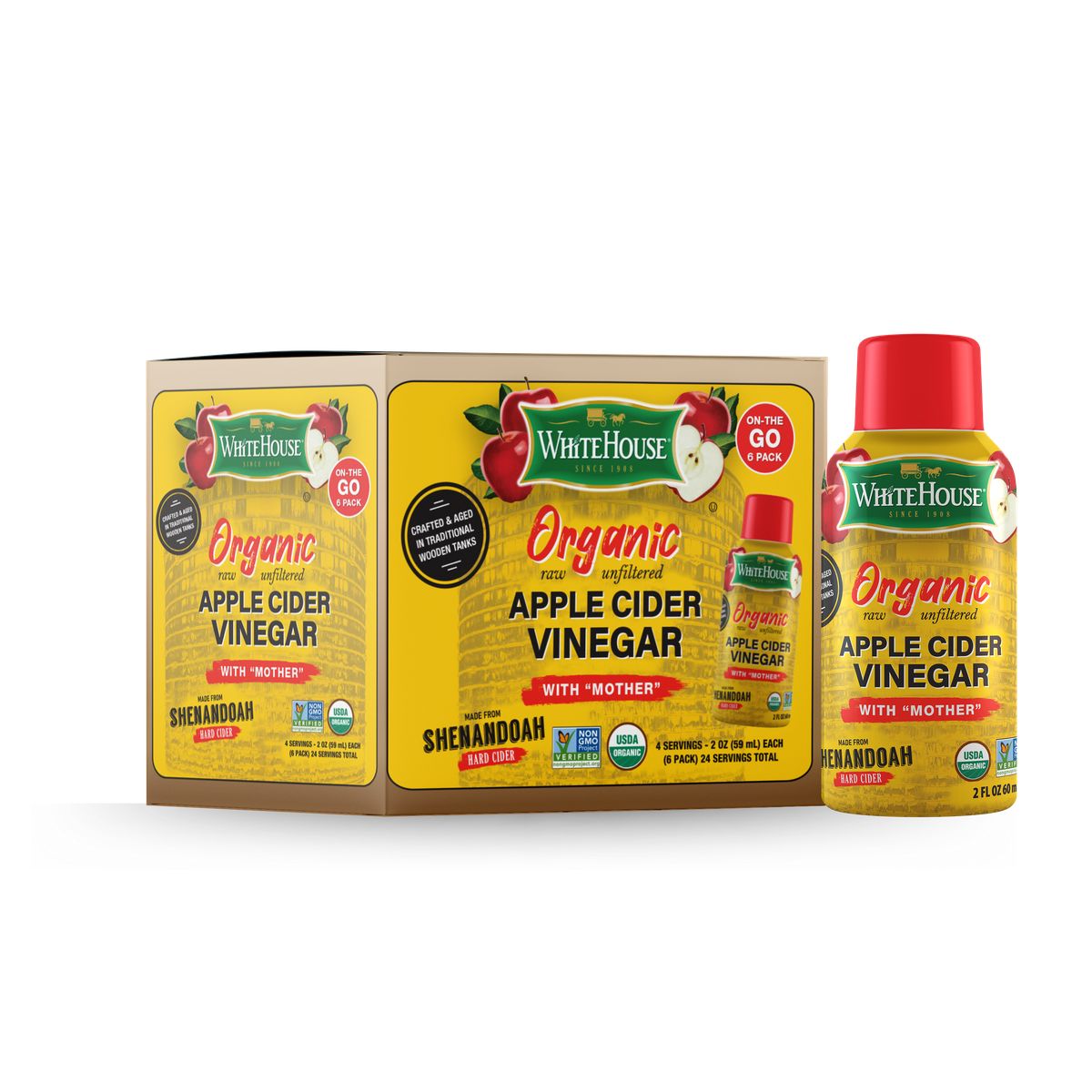 Organic Apple Cider Vinegar ON-THE-GO (6 PACK)